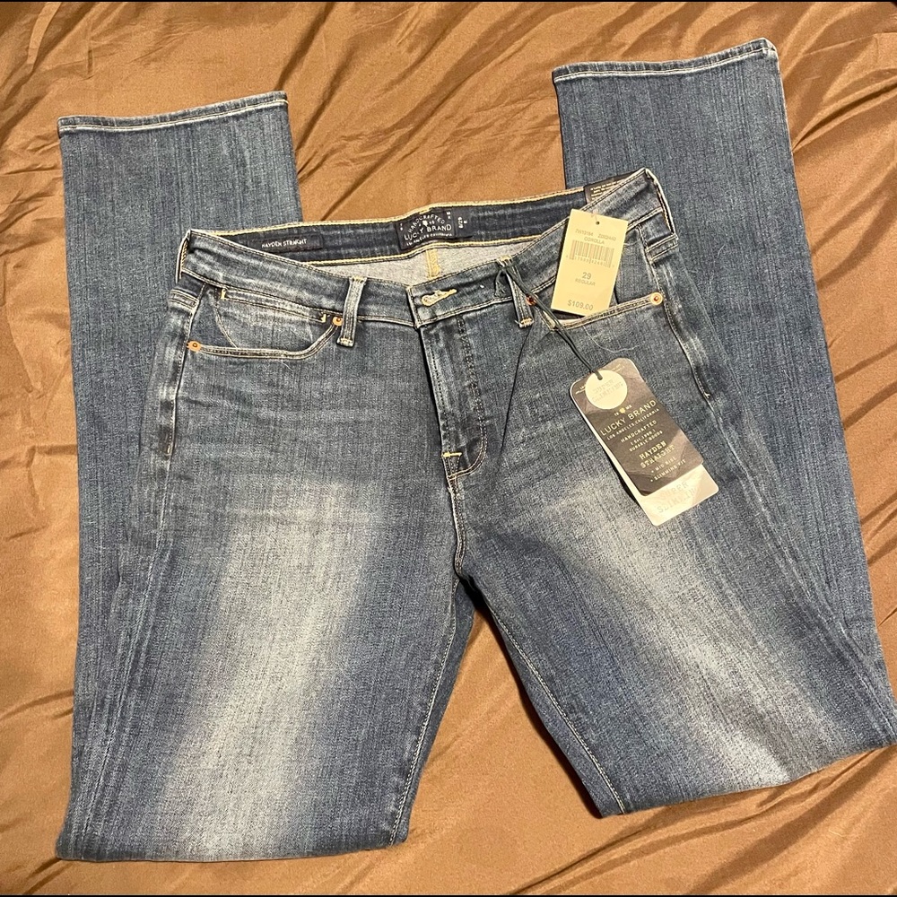 Lucky brand jeans. Size 28. Straight leg